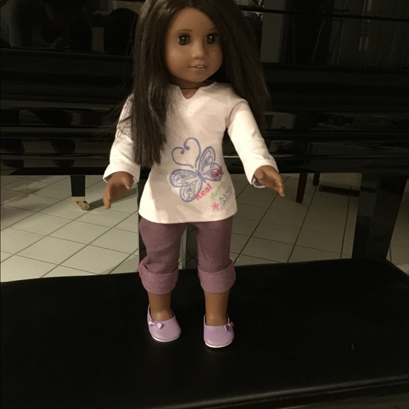 American Girls Doll with GK Gymnastics Leo outfit - Picture 3 of 8